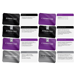 Набор «50 оттенков страсти. Я тебе принадлежу» 4 в 1 (30 карт, наручники, вибратор, зажимы для сосков)